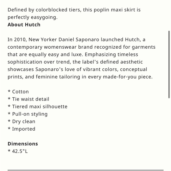 Anthro Hutch Penelope Tiered Maxi - Picture 6 of 6